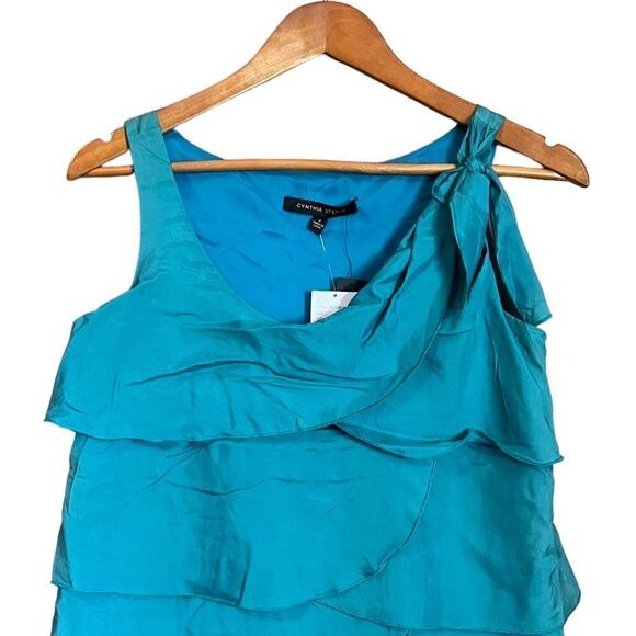 NWT! Cynthia Steffe 100% silk sleeveless dress - Picture 2 of 12